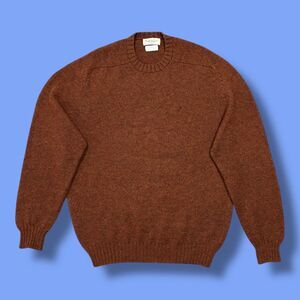 Vintage Paul Stuart Wool Sweater Made in Scotland Crewneck Pullover Jumper 2XL
